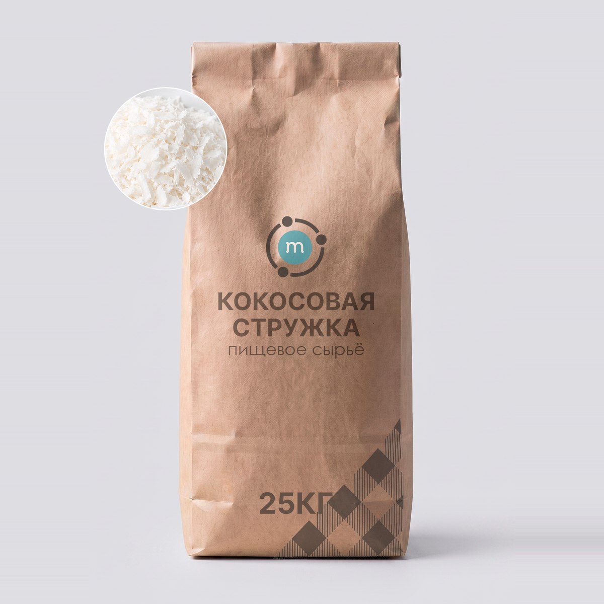 Кокосовая стружка файн оптом, мешок 25 кг
