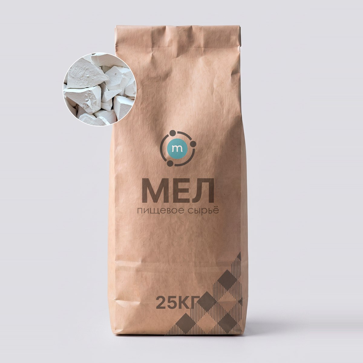 Мел оптом, мешок 25 кг
